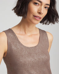 Chico's Clothing Foiled Microfiber Tank