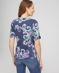 Chico's Clothing Tulip Sleeve Pima Tee