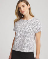 Chico's Clothing Zenergy® UPF Geo-Print Dolman Top