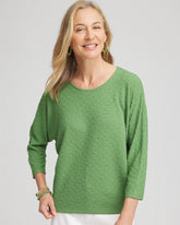 Chico's Clothing Textured Wedge Top