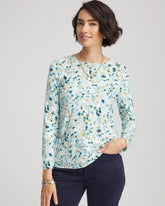 Chico's Clothing Printed Touch of Cool™ Layering Tee