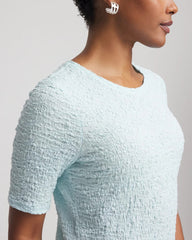 Chico's Clothing Textured Short-Sleeve Tee