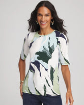Chico's Clothing Touch of Cool™ Elbow-Sleeve Perfect Tee