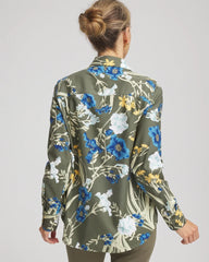Chico's Clothing No Iron™ Printed Sateen Shirt