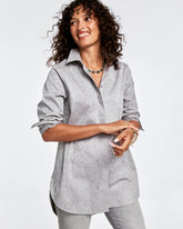 Chico's Clothing No Iron™ Lace Jacquard Stretch Tunic