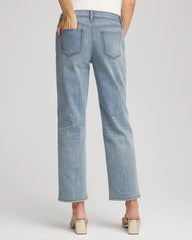 Chico's Clothing Girlfriend Straight Ankle Jeans