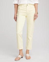 Chico's Clothing Girlfriend Cropped Jeans