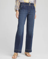 Chico's Clothing Pull-On Wide-Leg Jeans