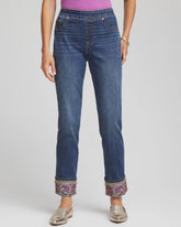 Chico's Clothing Embellished Pull-On Slim Ankle Jeggings