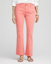 Chico's Clothing Girlfriend Fray Hem Kick Flare Jeans