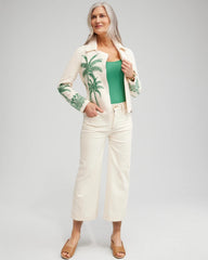 Chico's Clothing Cropped Wide Leg Jeans