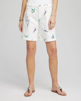 Chico's Clothing Girlfriend Cuffed Swing Denim Shorts
