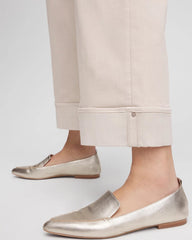Chico's Clothing Pull-On Wide Leg Cuffed Jeans