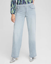 Chico's Clothing Petite Pull-On Wide-Leg Jeans