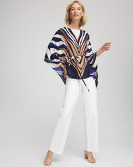 Chico's Clothing Petite Seeded Pull-On Wide-Leg Jeans