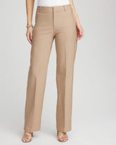 Chico's Clothing Cotton Straight-Leg Trousers