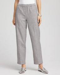 Chico's Clothing Shimmer Straight Tapered Ankle Pants
