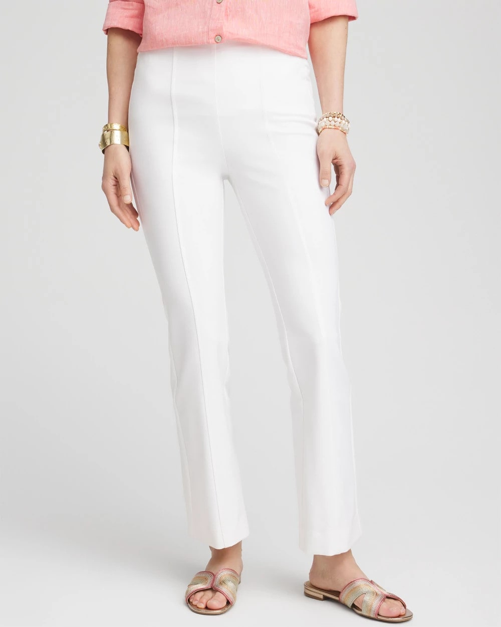 Chico's Clothing Lightweight Juliet Flared Ankle Pants
