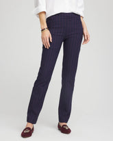 Chico's Clothing Shadow Stripe Brigitte™ Slim Pull-On Pants
