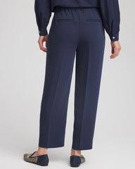 Chico's Clothing Stretch Crepe Tapered Ankle Pants