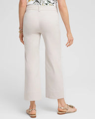 Chico's Clothing Trapunto Straight Leg Cropped Pants