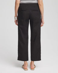 Chico's Clothing Poplin Cropped Pants