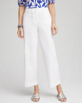 Chico's Clothing Lightweight Relaxed Straight Cropped Pants