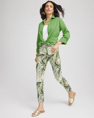 Chico's Clothing Brigitte™ Slim Ankle Palm-Print Pants