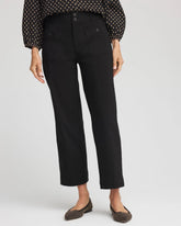 Chico's Clothing Emme Four Pocket Straight Cropped Pants