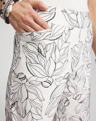 Chico's Clothing Brigitte™ Floral Embroidered Wide-Leg Cropped Pants