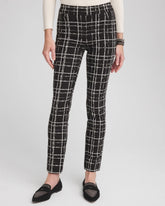 Chico's Clothing Brigitte Plaid Slim Ankle Pants