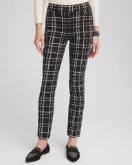 Chico's Clothing Brigitte Plaid Slim Ankle Pants