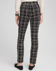 Chico's Clothing Brigitte Plaid Slim Ankle Pants