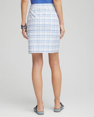 Chico's Clothing Brigitte™ Plaid Slub Skort