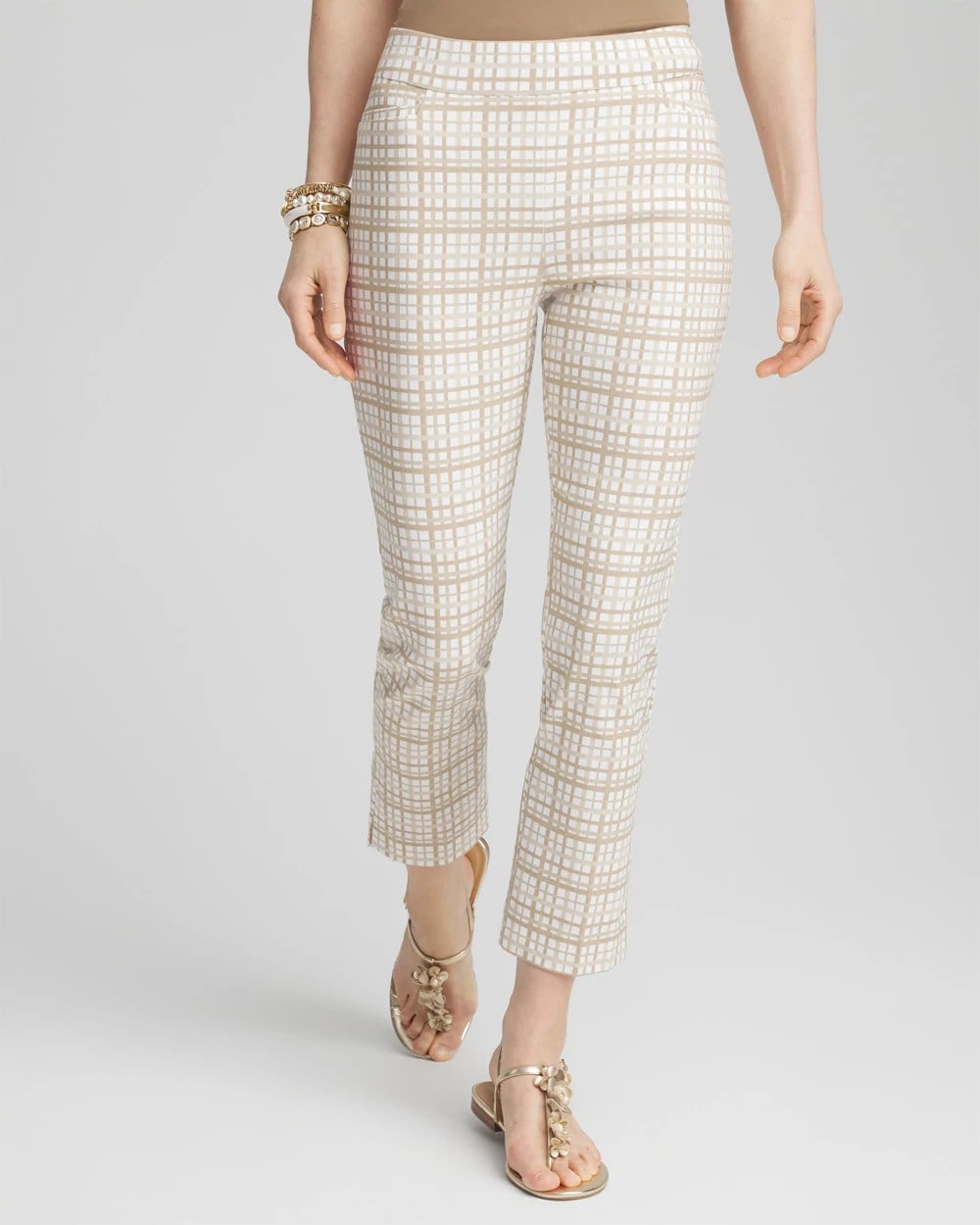Chico's Clothing Brigitte™ Plaid Cropped Pants