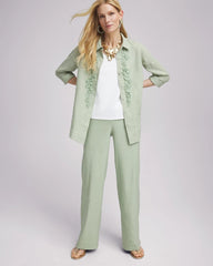 Chico's Clothing Linen Stretch Relaxed Pants