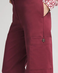 Chico's Clothing Sateen Cargo Pants