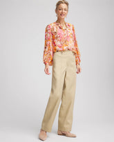 Chico's Clothing Utility Twill Straight Leg Pants