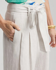 Chico's Clothing Hollywood Waist Belted Linen Pants