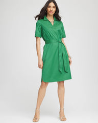 Chico's Clothing Shirttail Hem Popover Dress