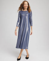 Chico's Clothing Foiled Jersey Knit Maxi Dress
