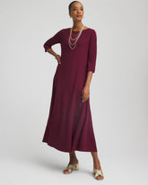 Chico's Clothing Seamed Crepe Maxi Dress