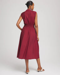 Chico's Clothing Smocked-Waist Shirtdress