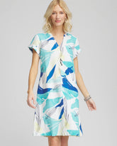 Chico's Clothing Cuff Sleeve Linen Dress