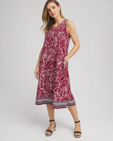 Chico's Clothing Zenergy® UPF Printed Midi Sports Dress