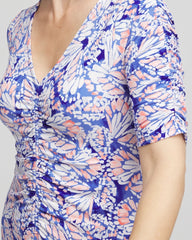 Chico's Clothing Ruched Jersey Midi Dress