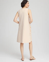 Chico's Clothing Appliqué Ponte Knit Dress