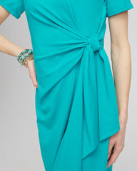 Chico's Clothing Twist Tie-Front Dress