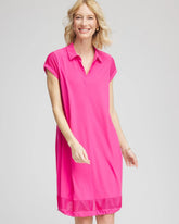 Chico's Clothing Zenergy® UPF Mesh-Trim Bungee Dress