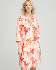 Chico's Clothing Embellished Linen Kurta Dress
